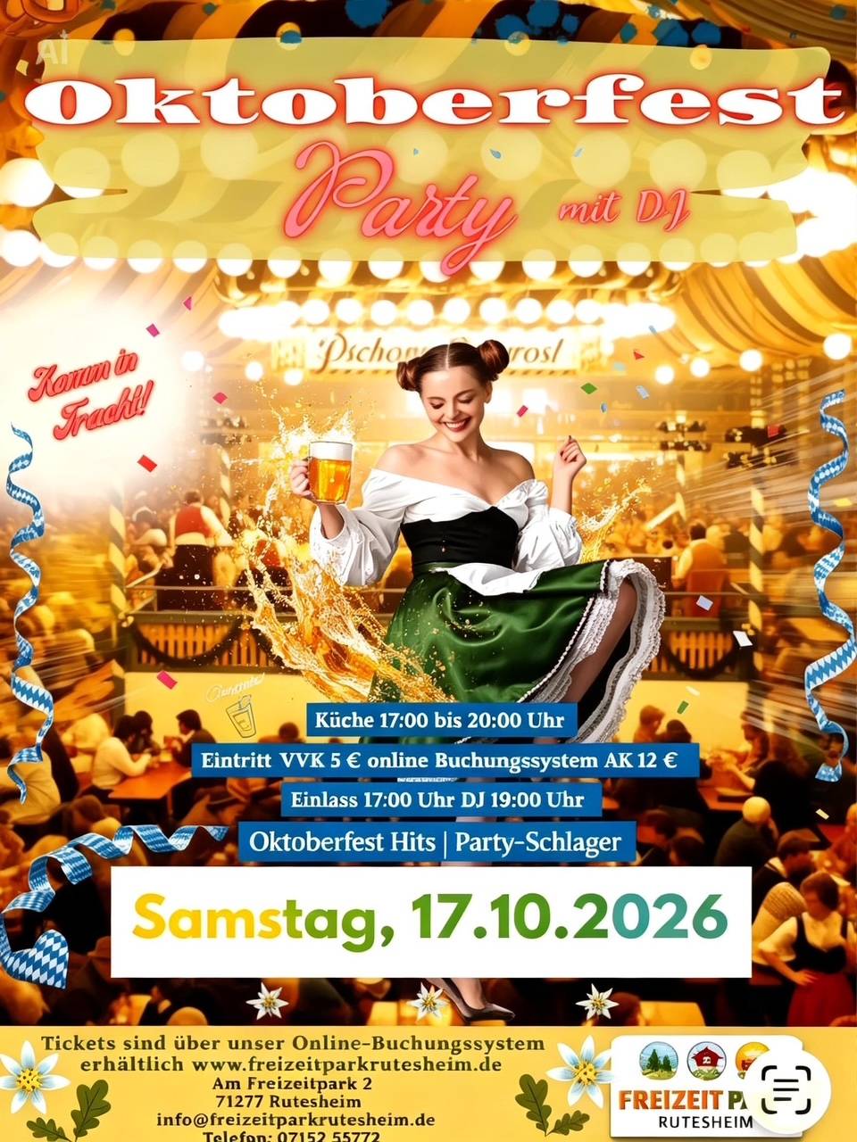 OKTOBERFEST-PARTY - mit DJ 